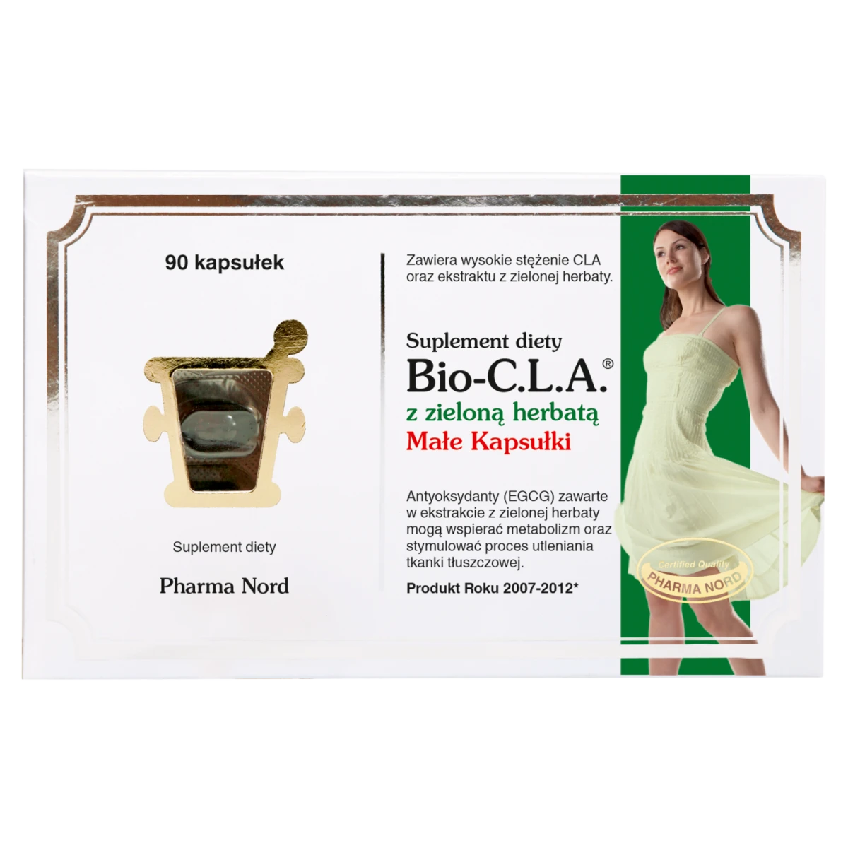PHARMA NORD Bio-CLA z zieloną herbatą 90 kapsułek