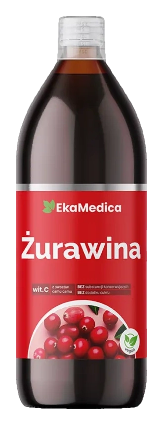 EKAMEDICA Sok z żurawiny Symbiotics 1000 ml