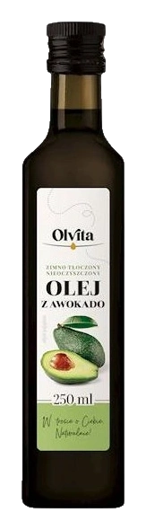 OLVITA Olej z awokado zimnotłoczony 250 ml