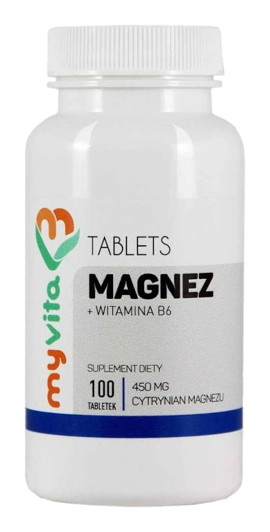 MYVITA Magnez + witamina B6 100 tabletek