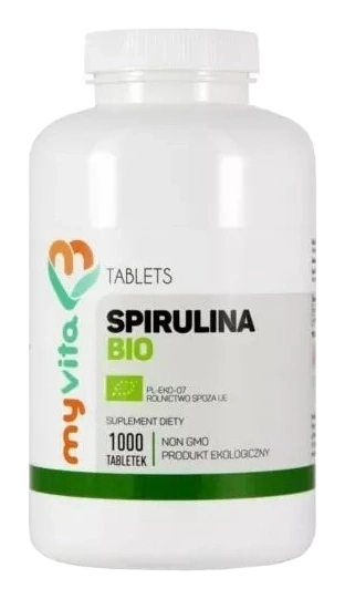 MYVITA Spirulina BIO 250 mg 1000 tabletek