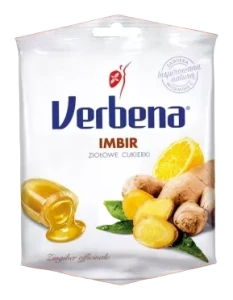 VERBENA Cukierki imbirowe z miodem i witaminą C 60 g
