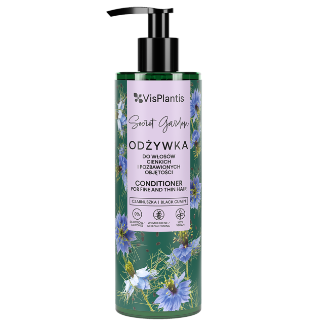 VIS PLANTIS Odżywka z czarnuszką do włosów cienkich 400 ml
