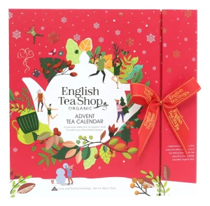 ENGLISH TEA SHOP Kalendarz adwentowy BIO Red Book 25 saszetek