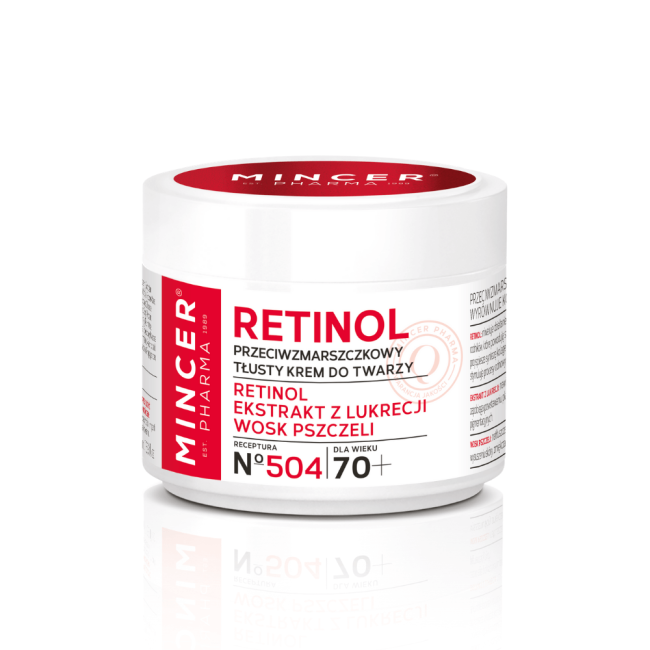 MINCER PHARMA Retinol N504 Krem przeciwzmarszczkowy 70+ 50 ml