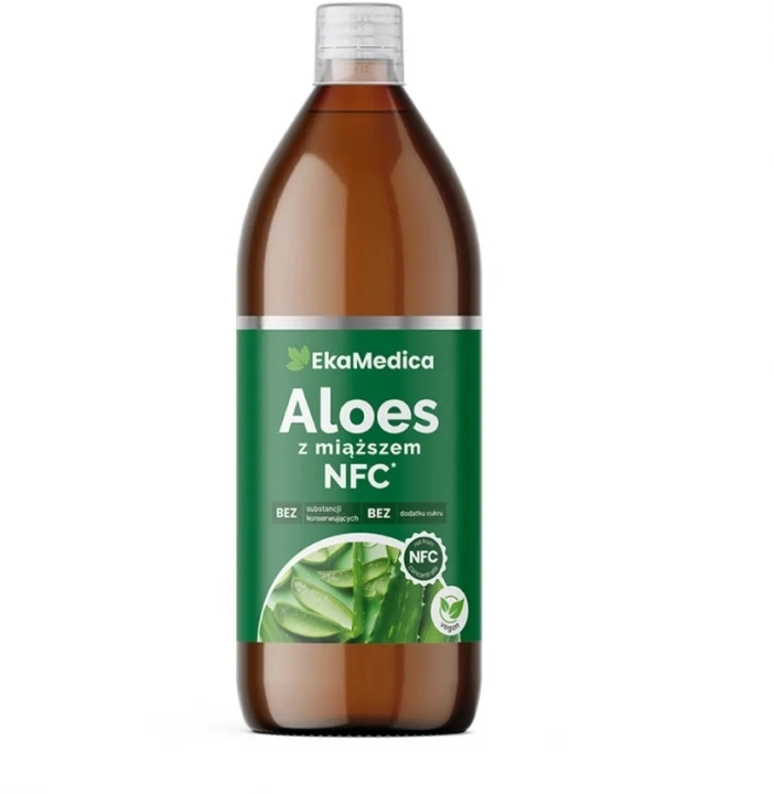 EKAMEDICA Aloes z miąższem 1000 ml