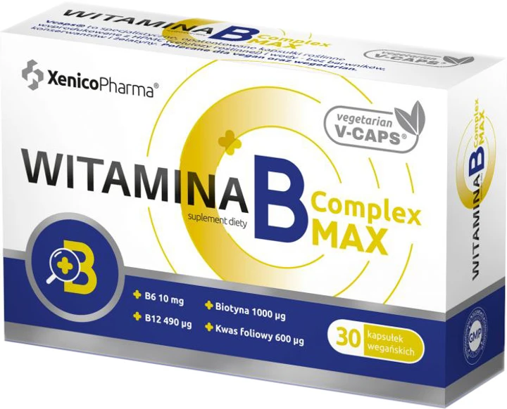 Xenico Witamina B Complex MAX premium 30 kapsułek