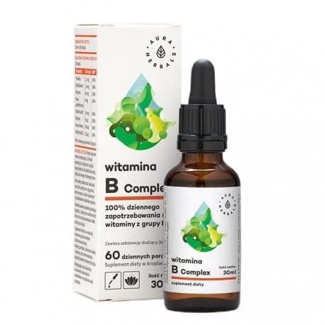 AURA HERBALS Witamina B Complex krople 30ml