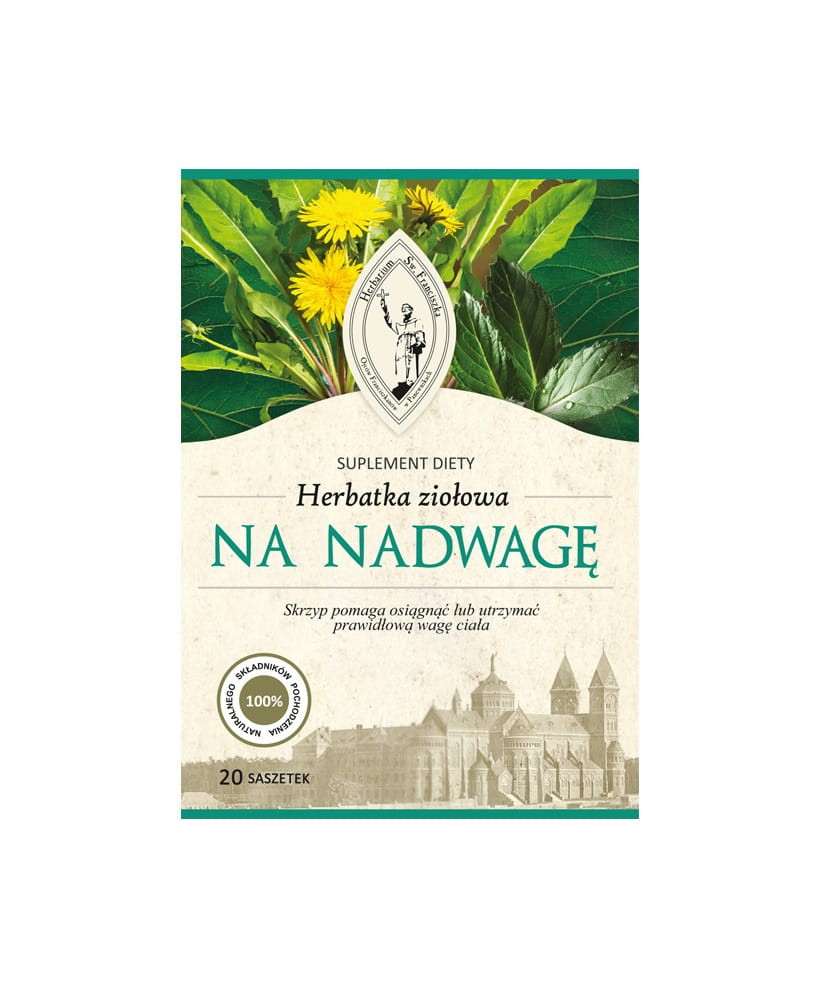 Herbarium Św. Franciszka Herbatka Na nadwagę 20 saszetek