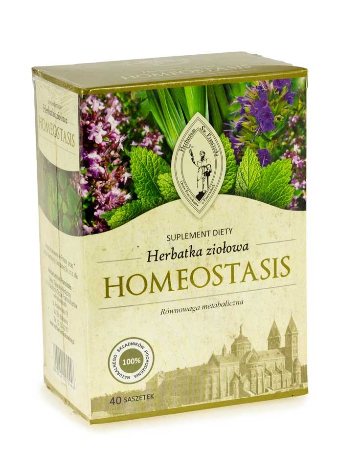 Herbarium Św. Franciszka Herbatka Homeostasis 40 saszetek