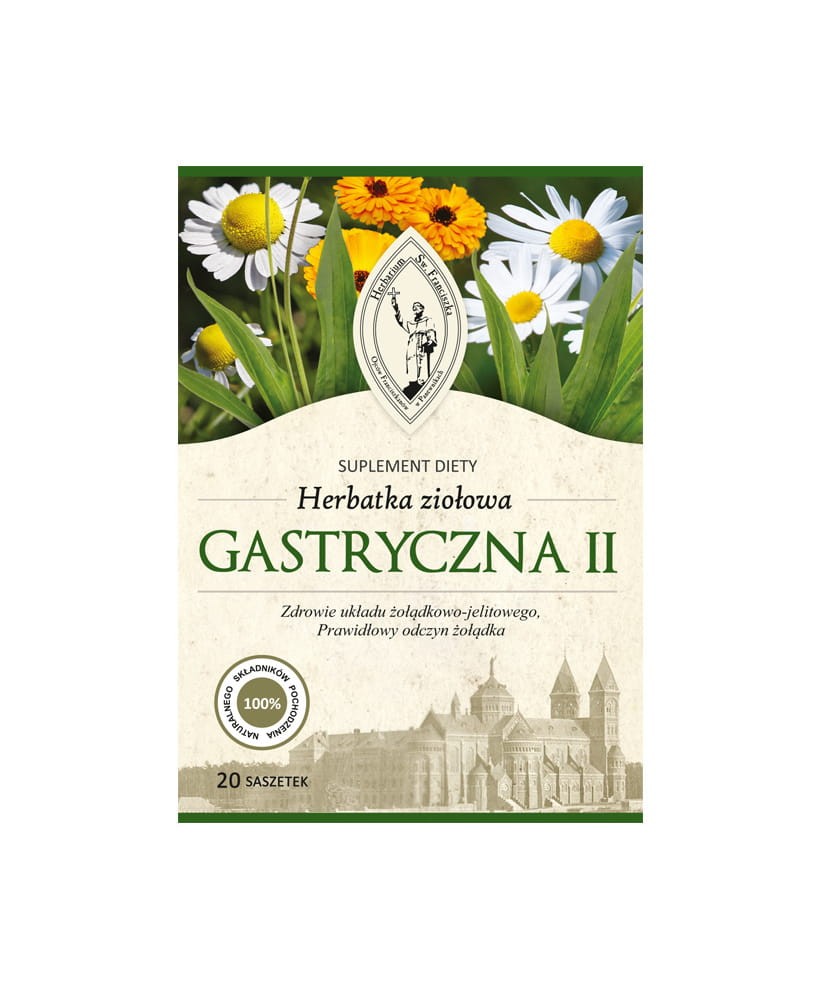 Herbarium Św. Franciszka Herbatka Gastryczna II 20 saszetek