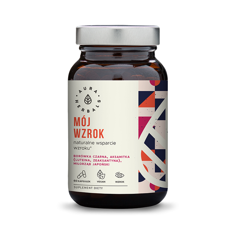 AURA HERBALS Mój Wzrok. Naturalne wsparcie wzroku 60 kapsułek