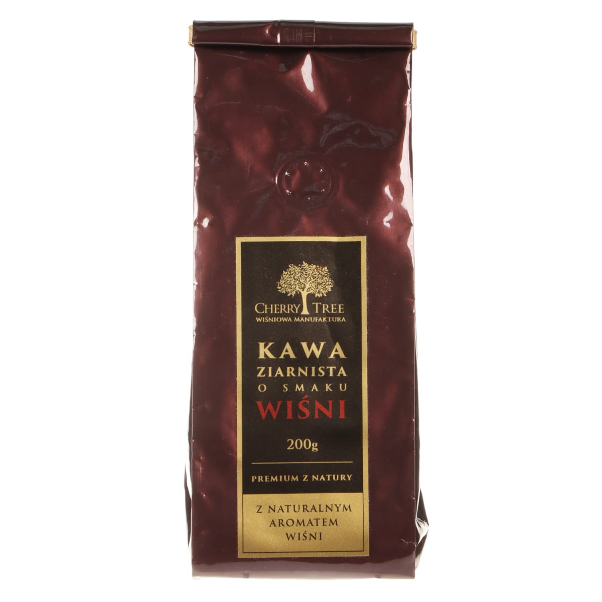Cherry Kawa ziarnista o aromacie wiśni 200g