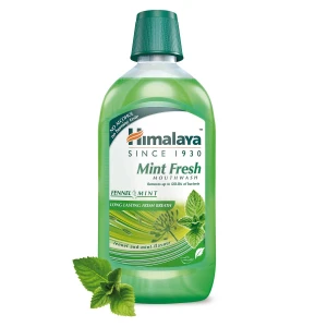 HIMALAYA Płyn do płukania jamy ustnej z miętą 450ml