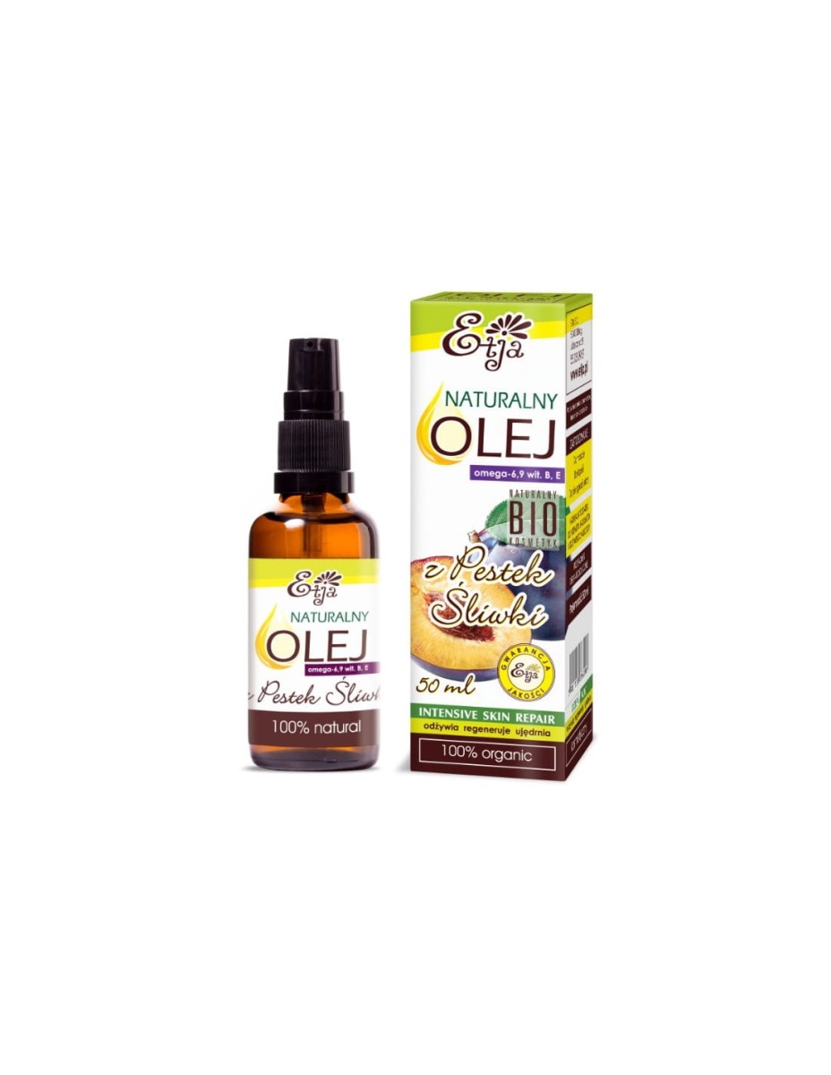 ETJA Olej z pestek śliwki kosmetyczny 50ml