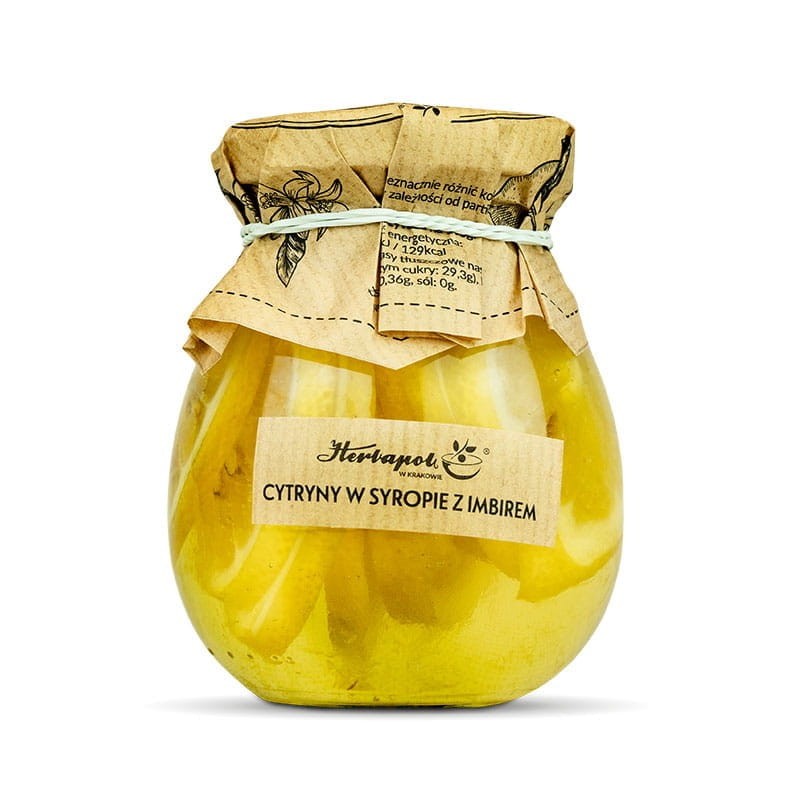 Herbapol Kraków Cytryny w syropie z imbirem 260g