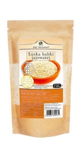 PIĘĆ PRZEMIAN Łupina babki jajowatej 150g