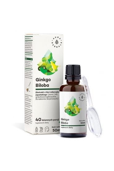 AURA HERBALS Ginkgo Biloba ekstrakt 50ml