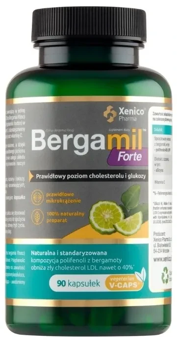 Xenico Bergamil Forte 90 kapsułek