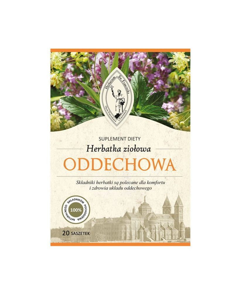 Herbarium św. Franciszka Herbatka Oddechowa 20 saszetek
