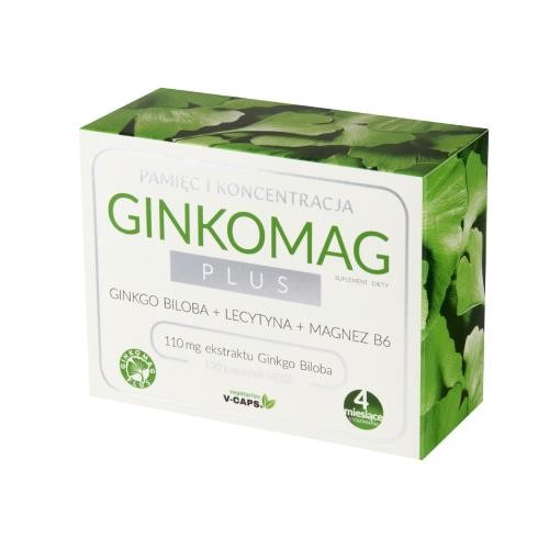 Xenico Ginkomag Plus 120 kapsułek