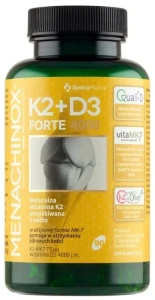 Xenico Menachinox K2 MK7 + D3 Forte 4000 90 kapsułek