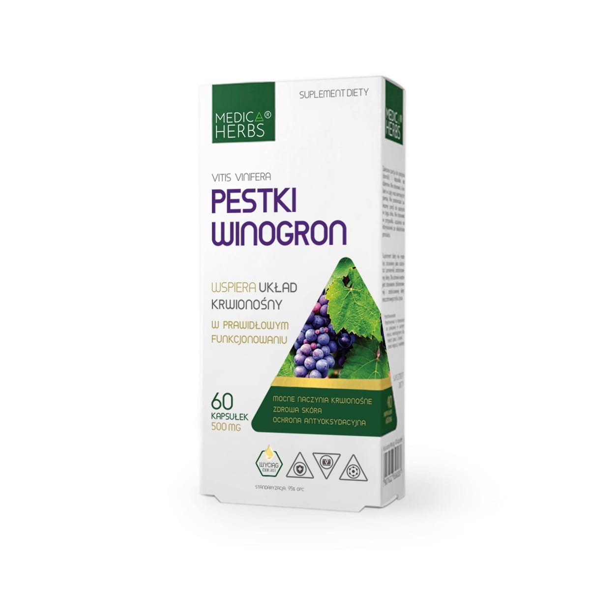 Medica Herbs Pestki winogron 60 kapsułki