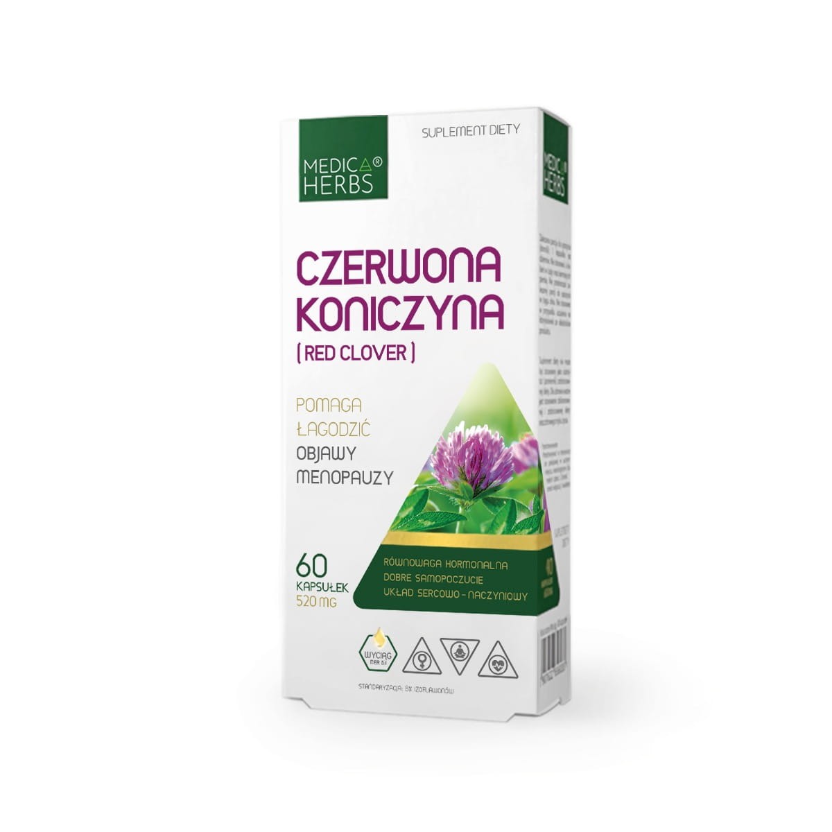 MEDICA HERBS Czerwona koniczyna 520mg 60 kapsułek