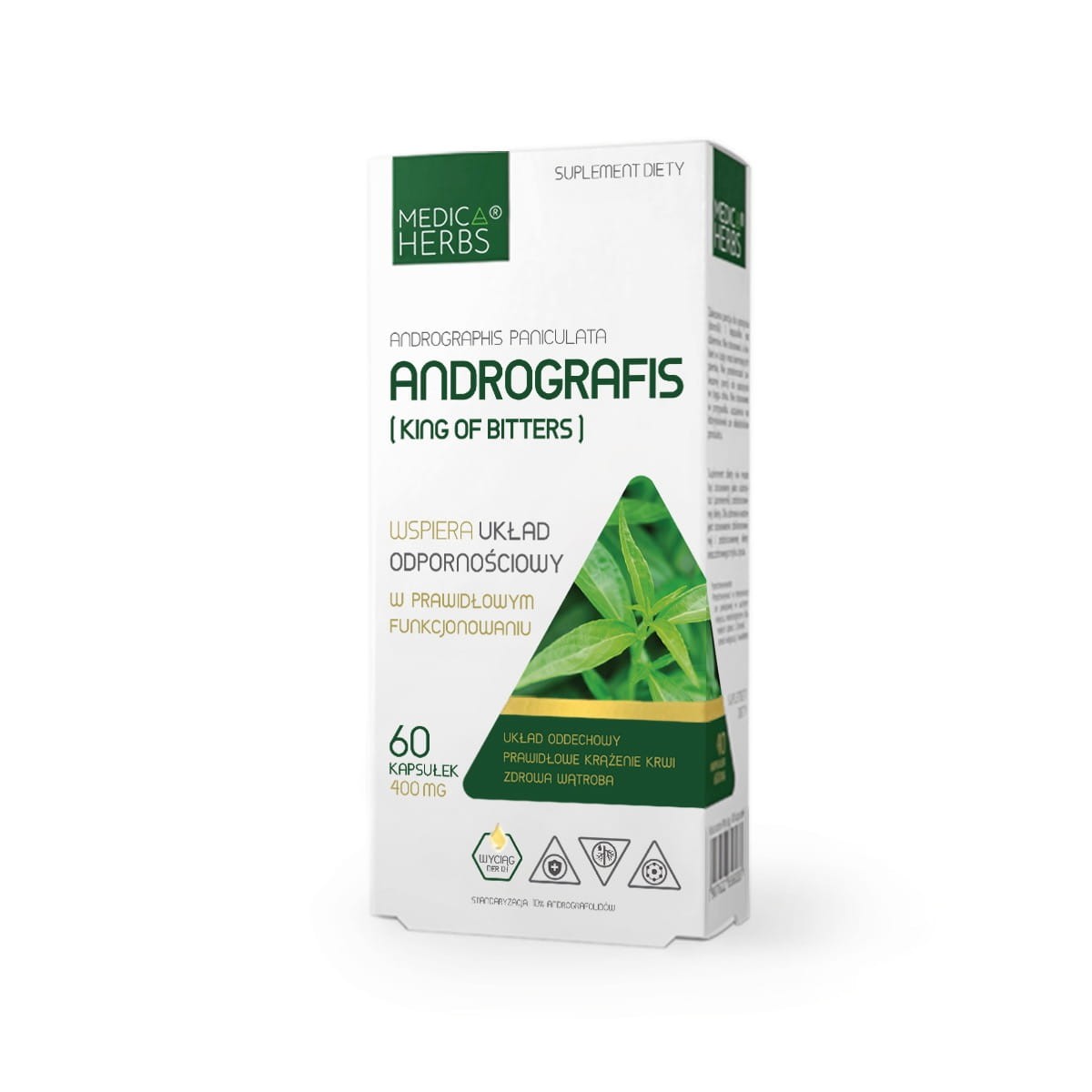 MEDICA HERBS Andrographis forte 60 kapsułek