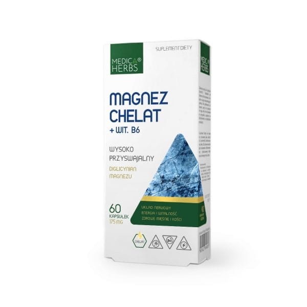 Medica Herbs Magnez Chelat 60 kapsułek