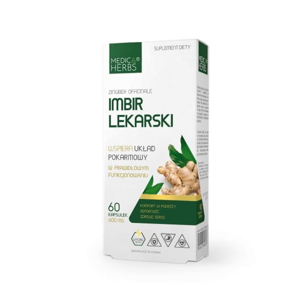 Medica Herbs Imbir lekarski 60 kapsułek