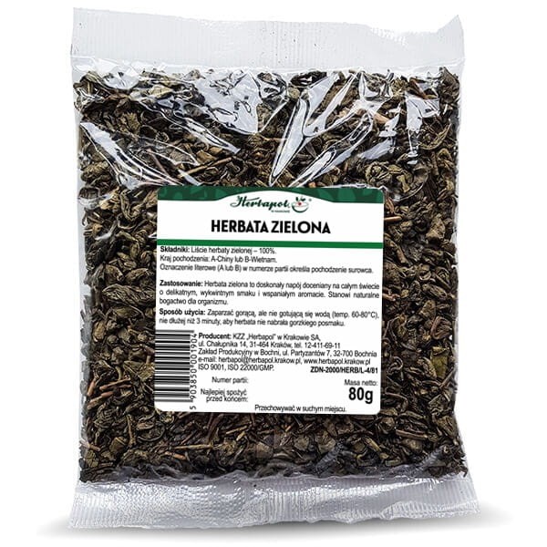 Herbapol Kraków Herbatka ZIELONA 80g