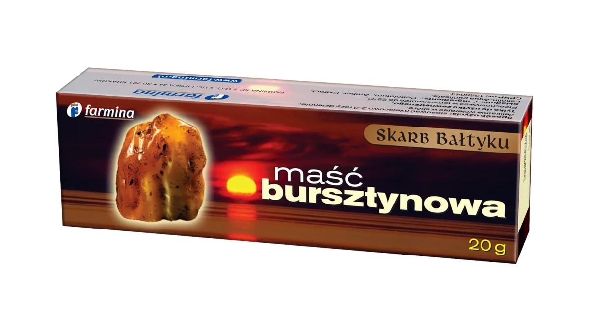Maść bursztynowa 20g
