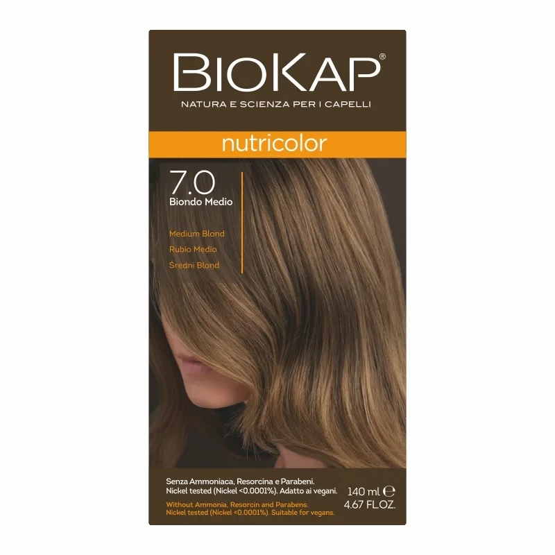 BIOKAP N.  7.0 Średni Blond 140ml