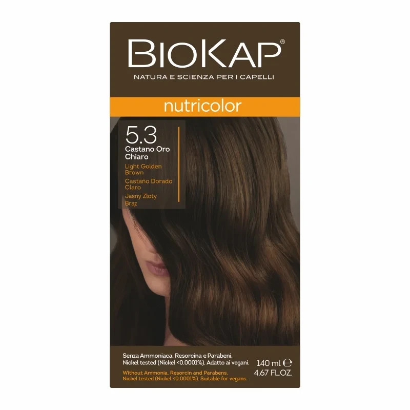 BIOKAP NUTRICOLOR 5.3 Jasny Złoty Brąz