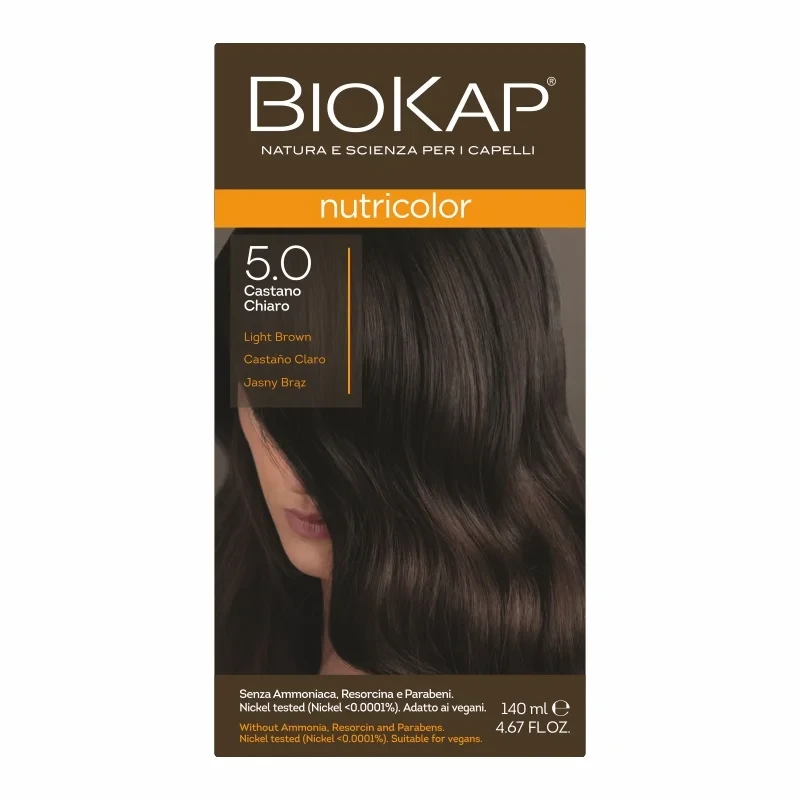 BIOKAP NUTRICOLOR 5.0 Jasny Brąz