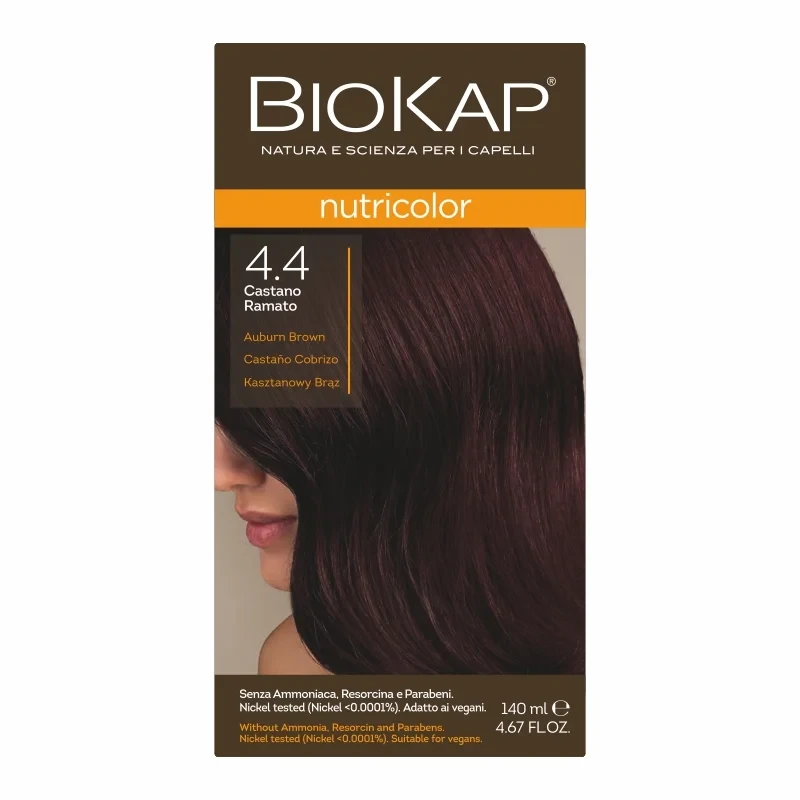 BIOKAP NUTRICOLOR 4.4 Kasztanowy Brąz