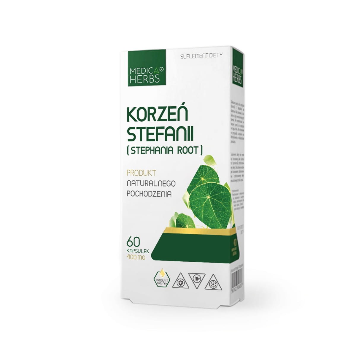 MEDICA HERBS Korzeń Stefanii 400mg 60 kapsułek