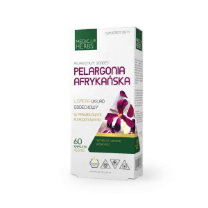 Medica Herbs Pelargonia afrykańska 60 kapsułek