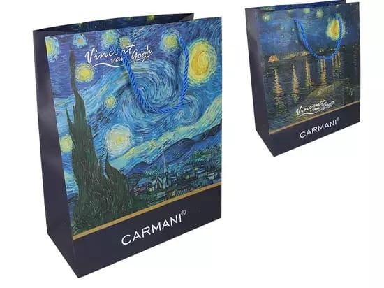 Carmani Torebka prezentowa V. van Gogh Gwiaździsta noc Średnia