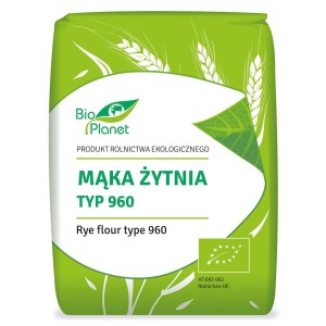 BIO PLANET Mąka żytnia typ 960 Bio 1kg