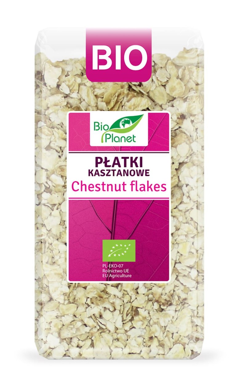 BIO PLANET Płatki kasztanowe Bio 300g