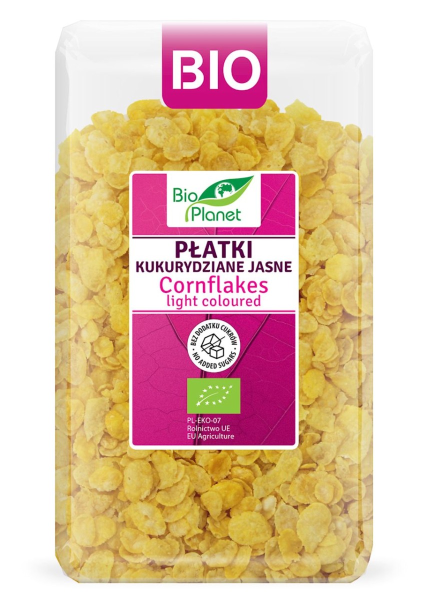 BIO PLANET Płatki kukurydziane Bio 250g