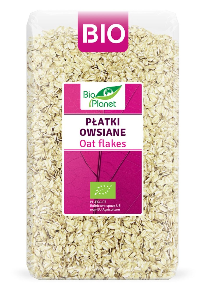 BIO PLANET Płatki owsiane Bio 600g