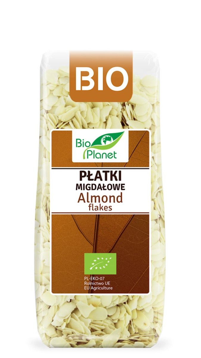 BIO PLANET Płatki migdałowe Bio 100g