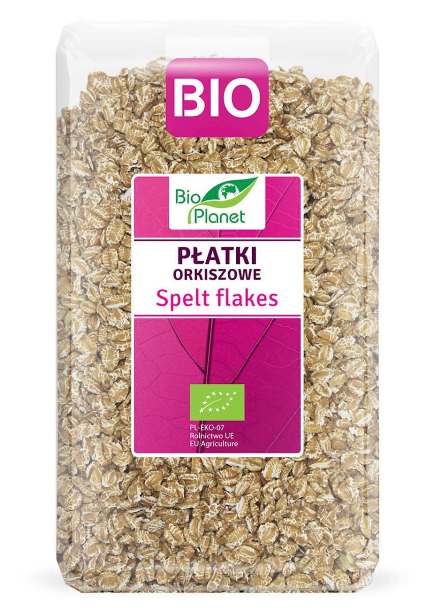 BIO PLANET Płatki orkiszowe Bio 600g