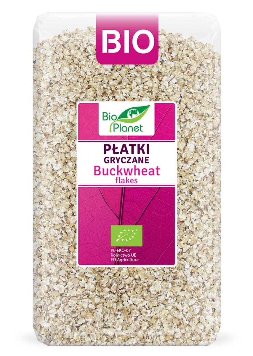 BIO PLANET Płatki gryczane Bio 600g