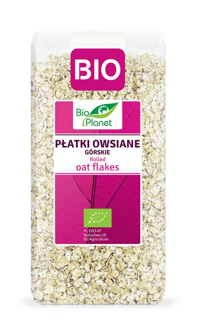 BIO PLANET Płatki owsiane górskie Bio 300g
