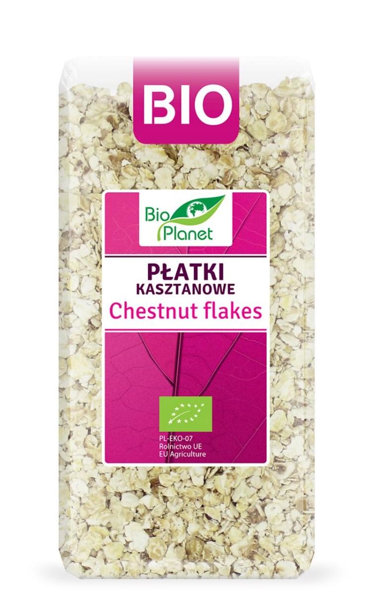 BIO PLANET Płatki kasztanowe Bio 200g