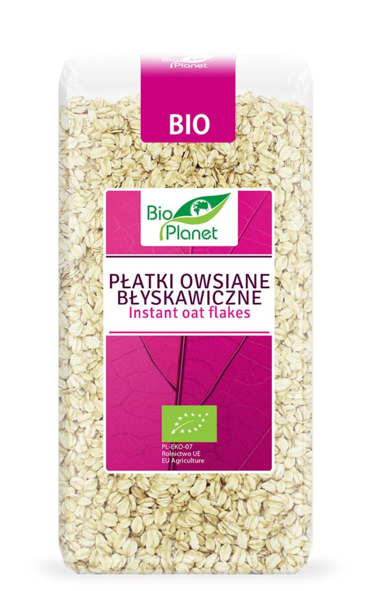 BIO PLANET Płatki owsiane błyskawiczne Bio 300g